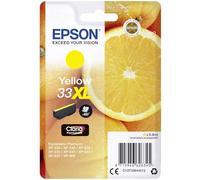 GENUINE AUTHENTIC EPSON 33XL YELLOW INK CARTRIDGE C13T33644012