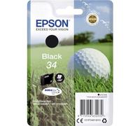 EPSON 34 Golf Ball Black Ink Cartridge WF-3720DWF, WF-3725DWF 350 Pages UK Free