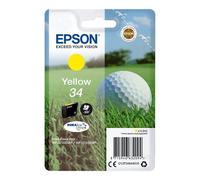 Epson 34 (T3464) Yellow Original DURABrite Ultra Standard Capacity Ink Cartridge (Golf Ball)