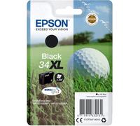 Epson 34XL Black Golfball Genuine High Yield, DURABrite Ultra Ink Cartridge, Ama