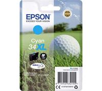 GENUINE EPSON 34XL Cyan T3472 ORIGINAL GOLF BALL ink cartridge