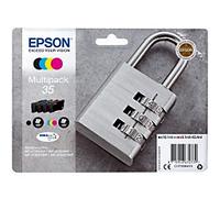 Epson 35 Original Ink Cartridge C13T35864010 Black, Cyan, Magenta, Yellow Multipack Pack of 4