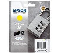 Epson 35 (T3584) Yellow Original DURABrite Ultra Standard Capacity Ink Cartridge (Padlock)