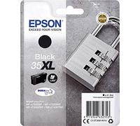 Epson 35XL Black Padlock High Yield Genuine Ink, Claria Photo HD Ink Cartridge