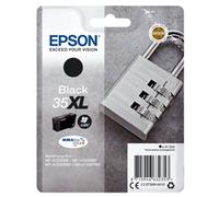 Epson 35XL Black Padlock High Yield Genuine Ink, Claria Photo HD Ink Cartridge