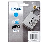 Epson 35XL Ink Cartridge DURABrite Ultra High Yield Padlock Cyan