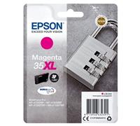Epson 35XL Magenta Padlock High Yield Genuine Ink, Claria Photo HD Ink Cartridge