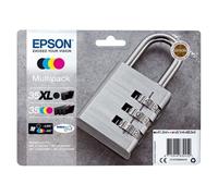 Genuine Epson 35XL Plus 35 Padlock Multipack Ink Cartridges, T3599 C13T35994010 Epson WorkForce