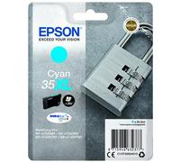 Epson 35XL (T3592) Cyan Original DURABrite Ultra High Capacity Ink Cartridge (Padlock)