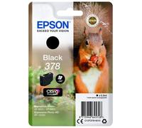 Epson 378 Black Original Ink Cartridges C13T37814010 Squirrel Series