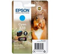 Epson 378 Cyan Original Ink Cartridges C13T37824010 Squirrel Series