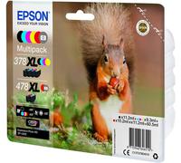 EPSON Multipack 6 colours 378XL/478XL Squirrel incl. R/G Clara Phto HD Ink