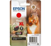 EPSON Singlepack Red 478XL Squirrel Clara Photo HD Ink