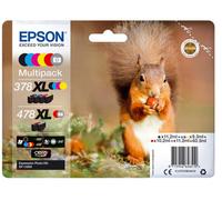 EPSON Multipack 6 colours 378XL/478XL Squirrel incl. R/G Clara Phto HD Ink