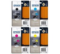 Epson 405XL, 405XXL, Suitcase Ink Cartridge WF-7830TWF WF-7835TWF WF-7840TWF LOT
