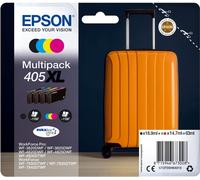 Epson 405XL Suitcase High Yield Genuine Multipack, 4-colours Ink Cartridges, DUR