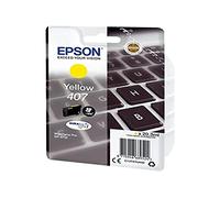 Epson 407 Yellow Keyboard Genuine, Ink Cartridge DuraBrite Ultra WorkForce Pro WF-4745DTWF