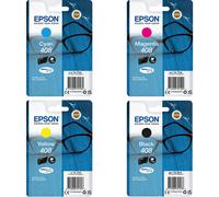 Epson 408 Multi Pack B,C,M & Y Original OEM Inkjet Cartridges (Set of 4) C4310