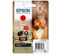 EPSON Singlepack Red 478XL Squirrel Clara Photo HD Ink