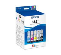EPSON 5 x EcoTank 552 5 Colour Ink Bottles Compatible with EcoTank Photo ET-8500, ET-8550
