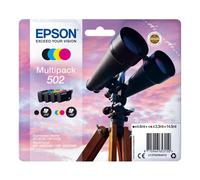 Epson 502 Binoculars Genuine Multipack, 4-colours Ink Cartridges