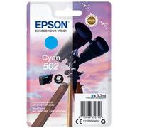 Epson 502 (T02V24010) Cyan Original Standard Capacity Ink Cartridge (Binocular)