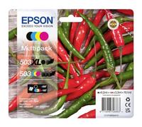 Epson T09R940 Original 4 Color Epson 503XL Black, 503 CMY Ink Cartridge Multipack - T09R940