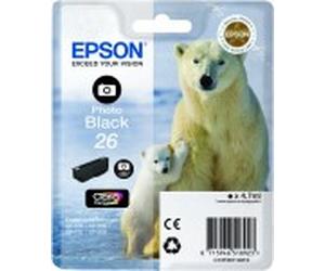Epson 58_C13T26114020 Original Photo Black Epson 26 Ink Cartridge (T2611) Printer Cartridge
