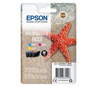 Epson 603 Starfish Colour Multipack 3x 2.4ml (Pack 3) - C13T03U54010