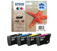 Epson 603 Starfish Genuine , 4-Colours Multipack Ink Cartridges