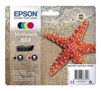 Epson 603 Starfish Genuine , 4-Colours Multipack Ink Cartridges