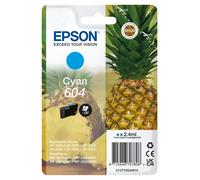 Epson 604 Pineapple, Genuine Cyan Ink Cartridge Standard Capacity Cyan