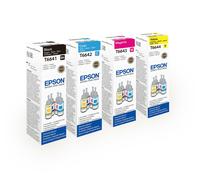 Epson 664 / C13T664640 Black, Cyan, Magenta & Yellow Set of 4 Ink Bottles