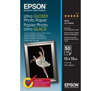 Epson 6x4" (10x15cm) 300gsm Ultra Glossy Photo Paper - 50 Sheets C13S041943