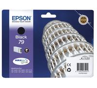 Epson 79 Leaning of Pisa Black Genuine, Ink Cartridge DuraBrite Ultra, Standard
