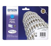 Epson 79XL Leaning Of Pisa Cyan Genuine, XL High Yield Ink Cartridge DuraBrite Ultra