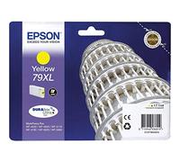 Epson 79XL Leaning Tower Of Pisa Yellow Genuine, XL High Yield Ink Cartridge DuraBrite Ultra