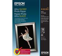 Original Epson (A4) Ultra Glossy Photo Paper (15 Sheets) 300gsm