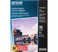Epson A4 Matte Heavyweight Inkjet Paper (50 Sheets), White