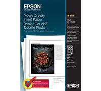 Epson A4 Photo Quality Inkjet Paper 102gsm, 100 sheets