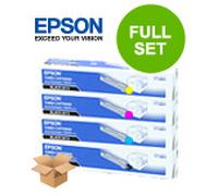 Epson Toner Cartridges S050229/26 – Original Full Set – 4 Pack