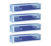 Epson Toner Cartridges for Aculaser C3000 - Black C13S050213 - 4 Pack Original