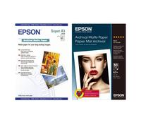 Epson Archival A3+ 192gsm Premium Matte Finish Inkjet Photo Paper - 50 Sheets