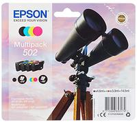 Epson 502 Multipack Ink cartridge - 4-pack Black, yellow, cyan, magenta