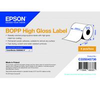Epson BOPP High Gloss Label - Continuous Roll: 203mm x 68m