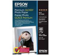 Epson C13S042153 Premium Glossy Photo Paper 100x150mm (40 Sheets),White
