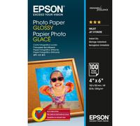 Epson C13S042548 Glossy Photo Paper (Pack of 100), White, 10 x 15 cm
