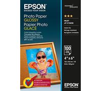 Epson C13S042548 Glossy Photo Paper - Pack of 100, 10 x 15 cm, White