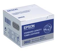 Epson C13S050652 Original Epson Standard Yield C13S050652 Black Toner Cartridge, 1K Page Yield