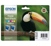 Epson C13T009402 Stylus Photo (Twin Pack) T009 Colour Ink Cartridge , Genuine